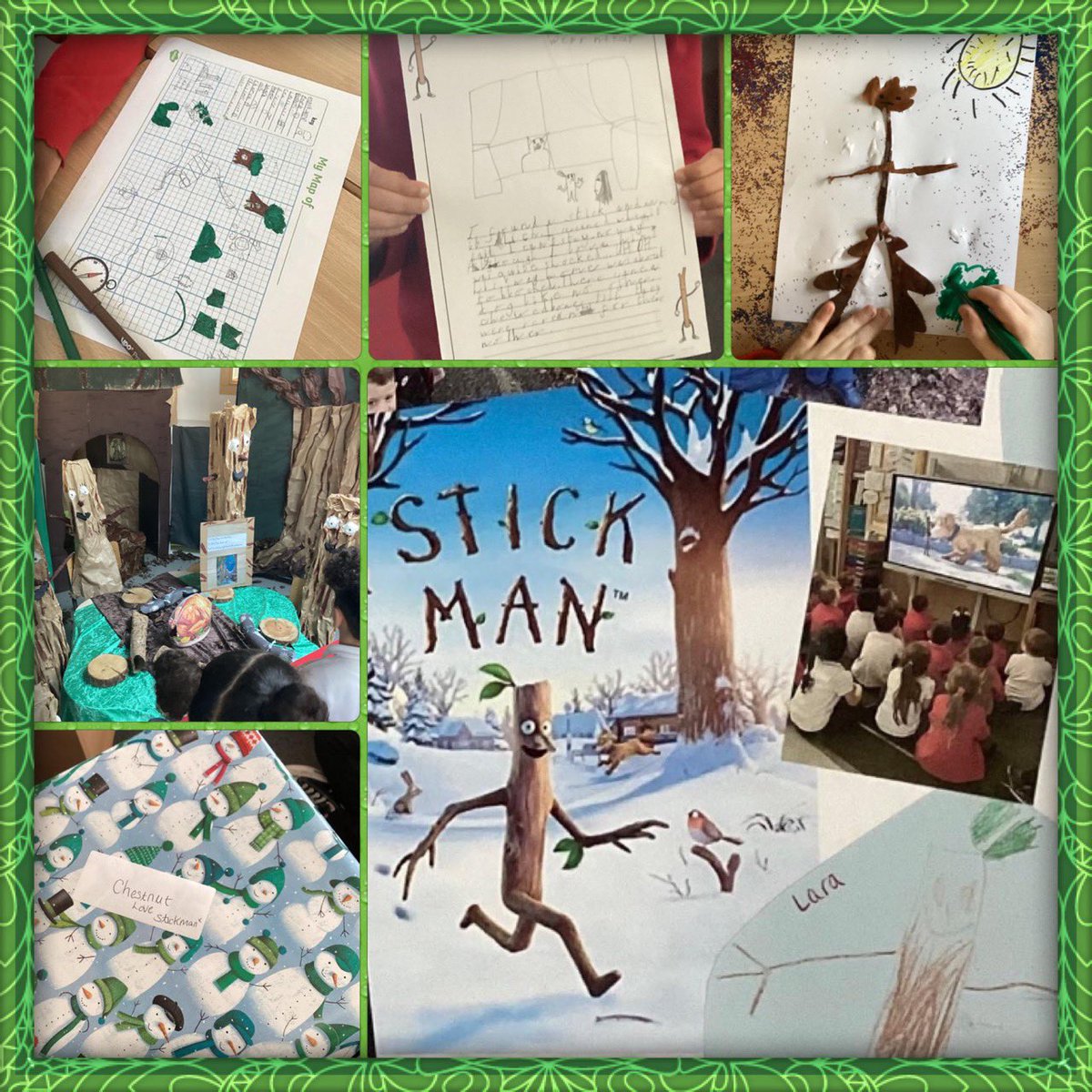 All the children have had an amazing couple of days taking part in our whole school visual literacy project, based around the story “Stick Man”. We are glad to report that Stick Man safely made his way back to his family tree!