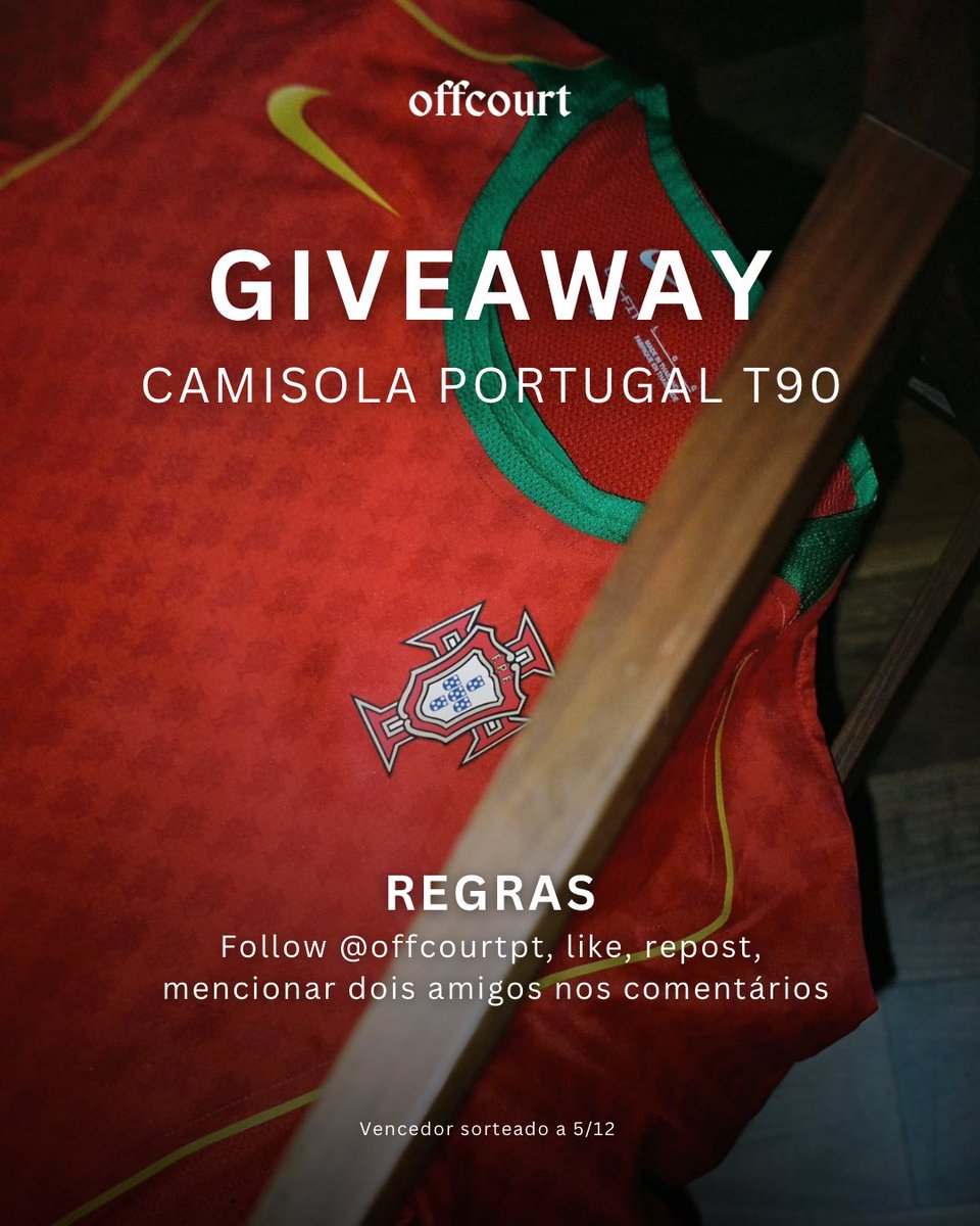 O tão aguardado giveaway. Boa sorte!
