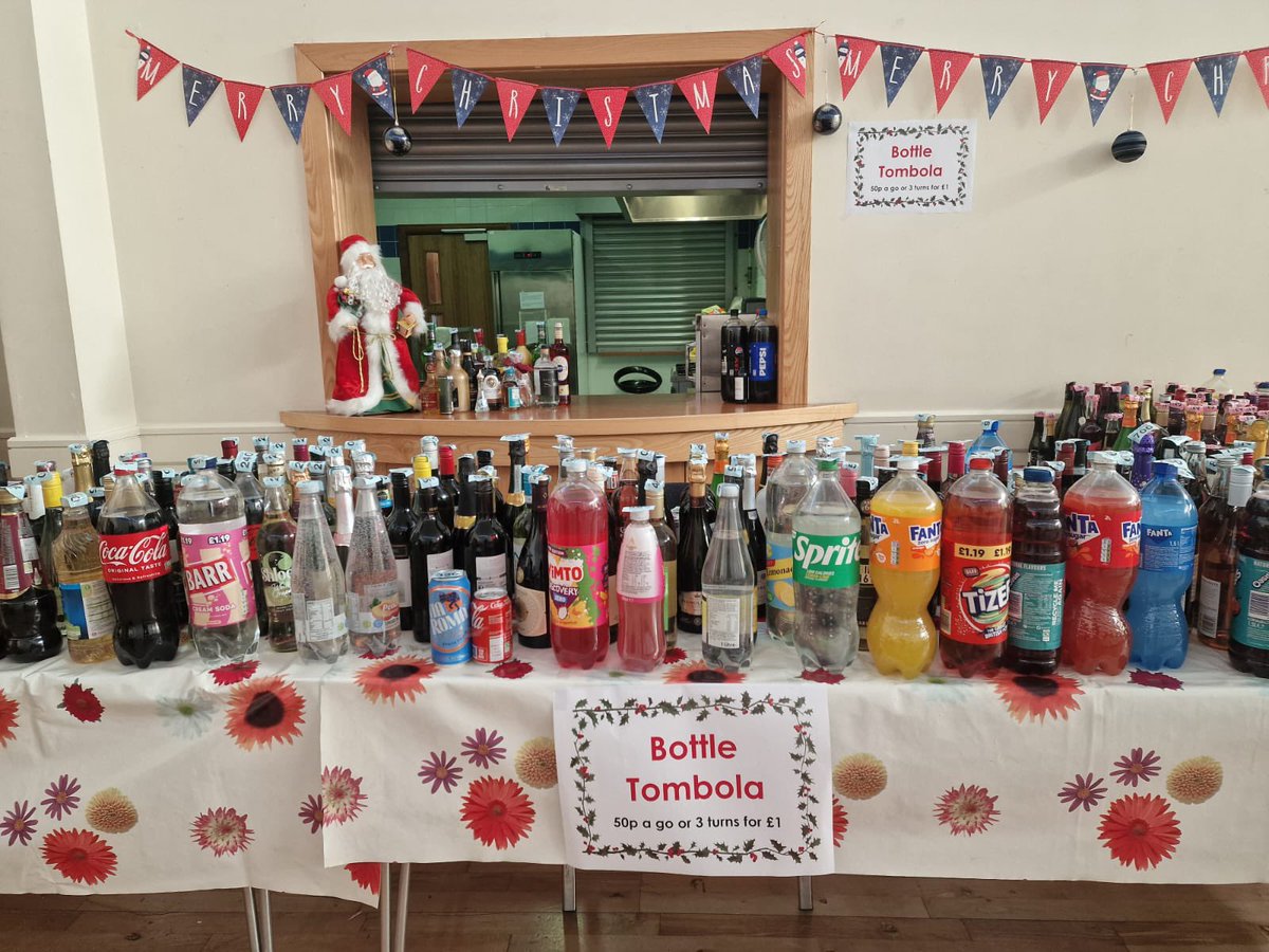 🍾 Thank you for all of your generous donations and all those who helped today! 

We look forward to seeing you at the Church Bazaar tomorrow - 10.30 till 2.30pm 

🎄🎄🎄🎄🎄🎄🎄🎄🎄🎄🎄🎄🎄