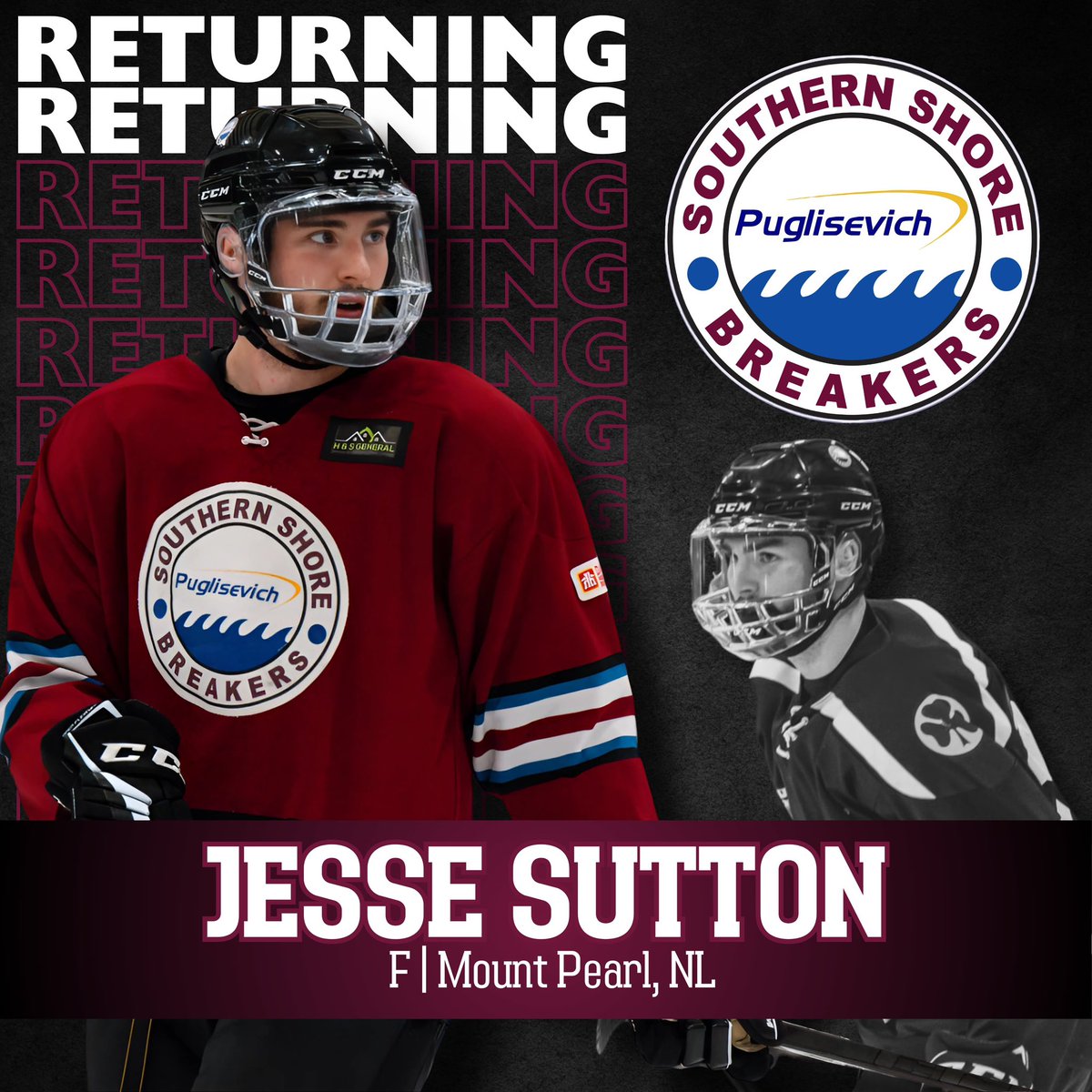 We’re thrilled to announce the re-signing of #82 JESSE SUTTON! The 2023 AESHL Playoff MVP returns home to the Breakers after playing hockey in Europe.

Welcome back, Jesse! We can’t wait to see you in a Breakers jersey again soon.

#GoBreakers