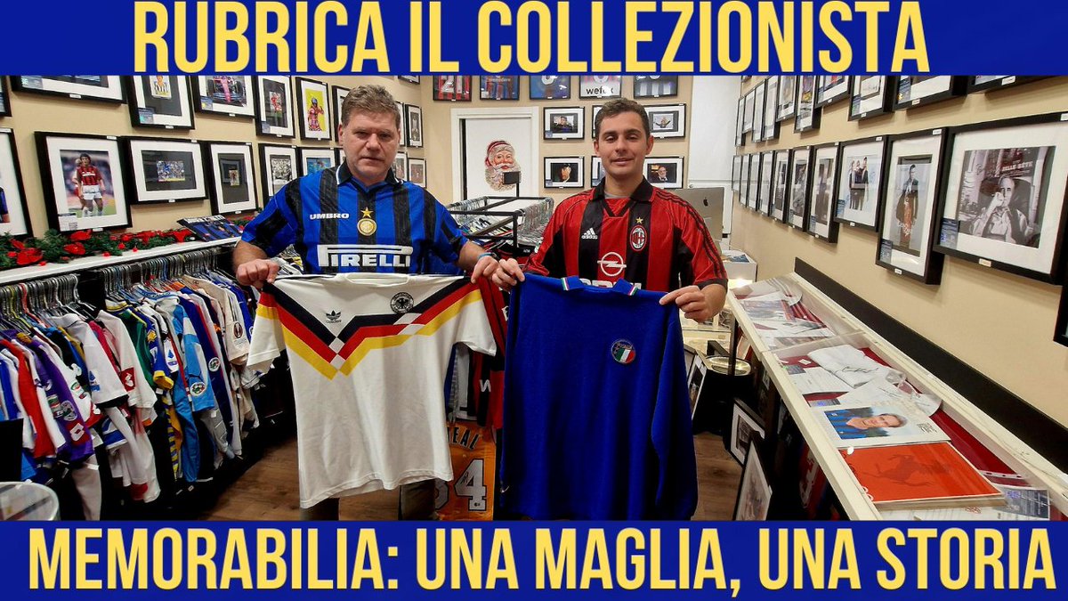 gianlucarossitv's tweet photo. Video-rubrica del 29.11.24 
Maglie, che passione! Da oggi sul canaleYouTube @gianlucarossitv, a cadenza settimanale, la nuova rubrica 'Il Collezionista' con Federico Piovani di #MemorabiliaTradingMilano.
La 1ª puntata è dedicata a #Ronaldo.
Ne parlo qui: 
https://t.co/vn9gbpQYx4 https://t.co/QDEN73Z2Dp
