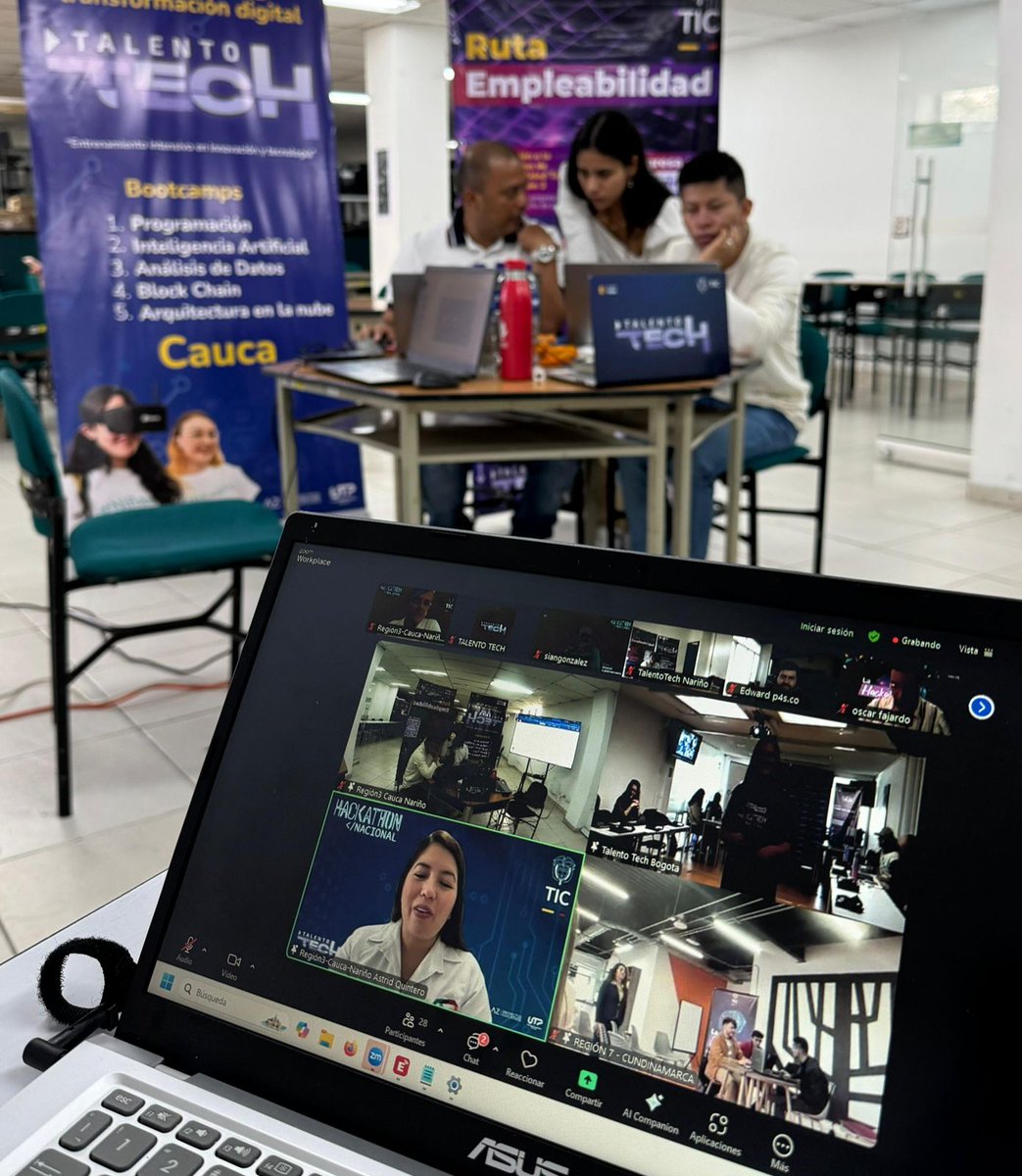 ¡Los #CampistasTECH de Cauca continuan en modo  🦾#HackathonNacional2024!

Hoy su paso por el innovador proyecto del <a href="/Ministerio_TIC/">Ministerio TIC</a>, 🧠#TalentoTECH, su visión, creatividad y determinación en estas intensas sesiones de trabajo, serán clave para el resultado en la final.