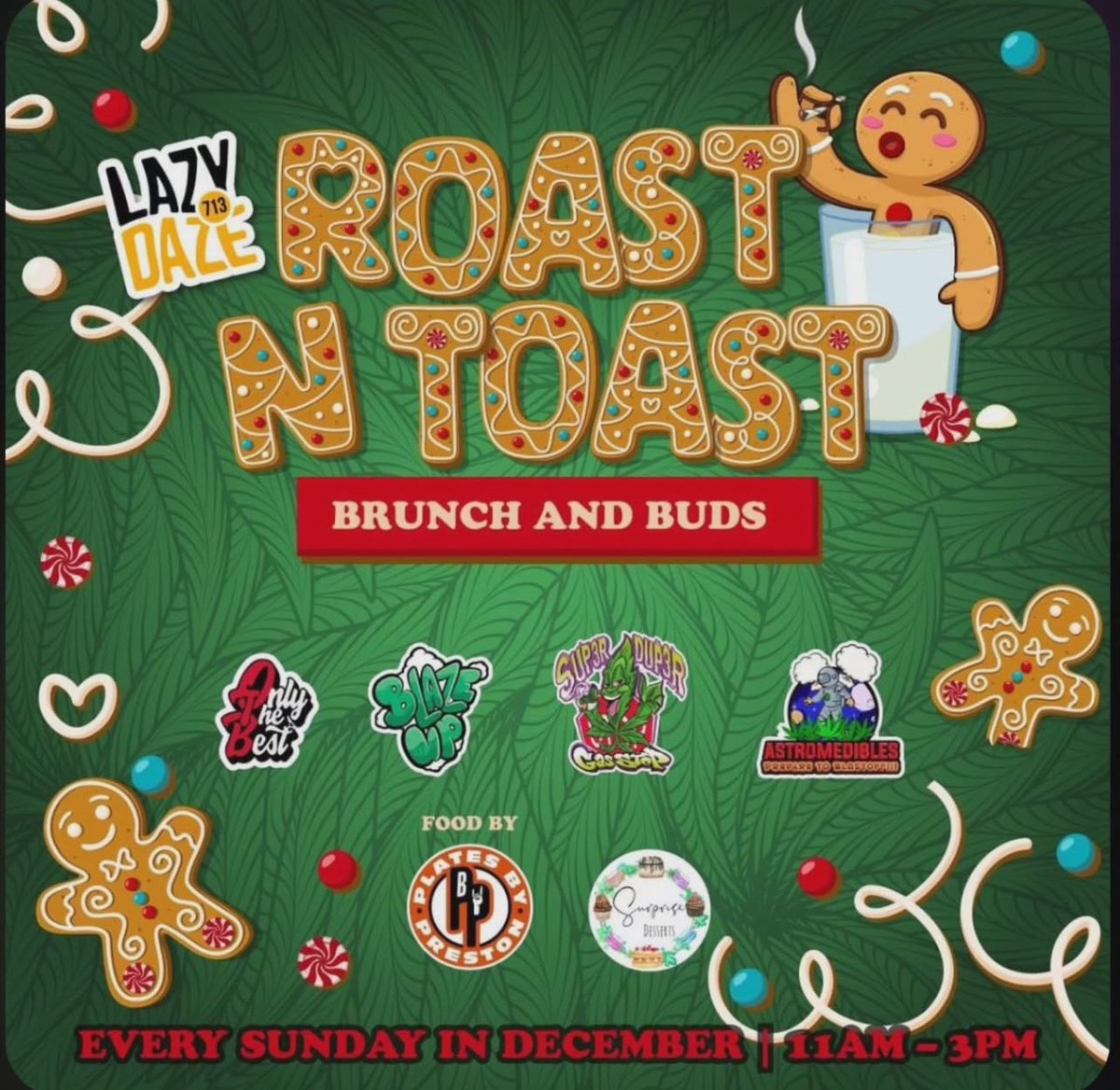 We’re back with some events before the year ends! Check out some cars race on Saturday and brunch on Sunday <a href="/LazyDaze713/">LazyDaze713</a>