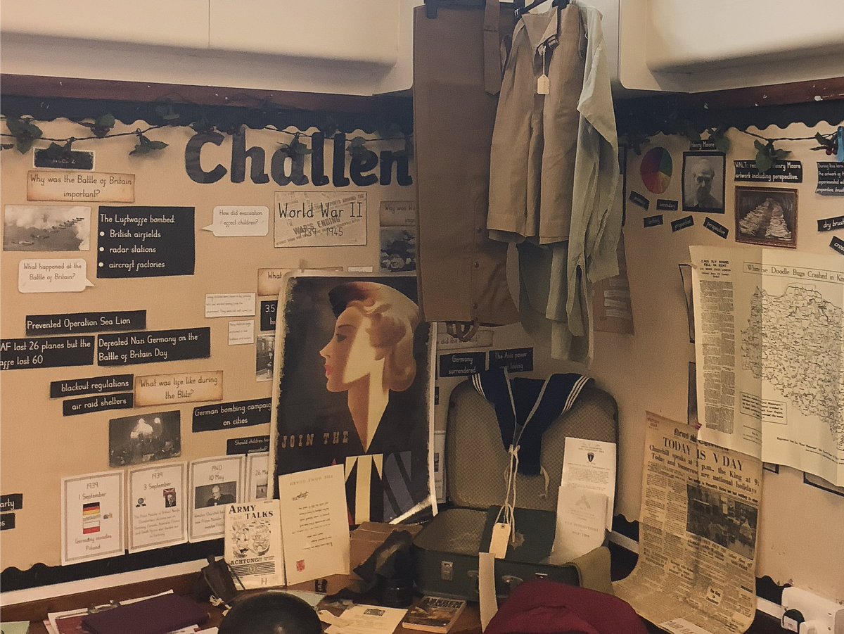 Loved exploring a soldier’s suitcase 4 our writing hook. We’ll be using it alongside ‘The Piano’ to inspire our writing next week. Thanks 2 <a href="/HartleburyCPT/">Hartlebury Castle</a> for loaning this amazing portal to the past! #writingforpleasure #hookforwriting #writingrocks #primaryteacher #year6