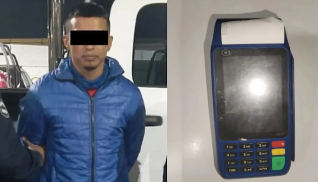 Diariodenarco's tweet photo. Por primera vez, fue capturado un vendedor de drogas el cual portaba una terminal bancaria para recibir pagos con tarjeta bancaria

NOTA EN EL ENLACE: https://t.co/BjEJcfctpQ https://t.co/jnfcGRHHPp