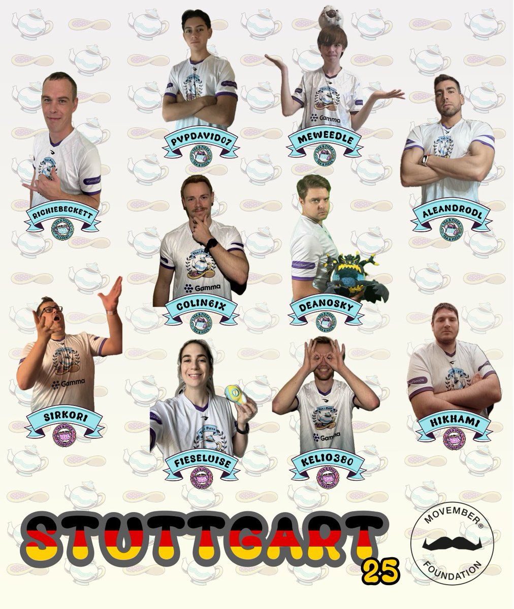 Guten Abend, Stuttgart! 🇩🇪

It's getting hairy this weekend! Keep your eyes peeled for a couple of staches as our efforts raising money for <a href="/MovemberUK/">Movember UK</a> conclude🥸

Thank you for everyone's support! If you would like to contribute, we'll pop the link below.

#PlayPokemon