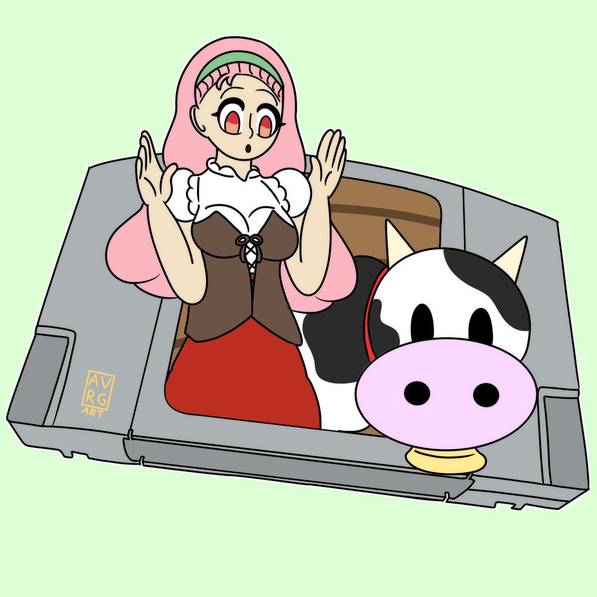 AVRGArtist's tweet photo. Bovinember Day 29: #N64VEMBER
(a month-long challenge by @JezMMArt)

Popuri
HARVEST MOON 64
February 1999 https://t.co/UDRqpYnQm4