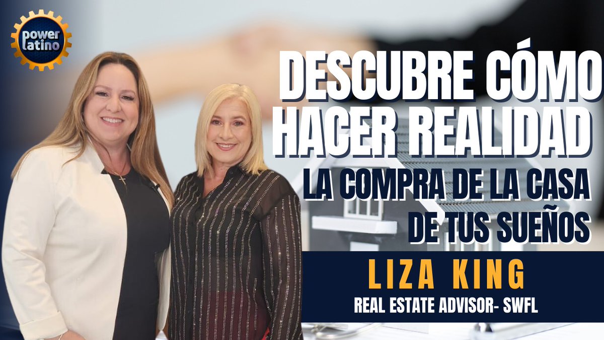PowerLatinoTV's tweet image. Entrevista a Liza King @lizakingswfl real estate advisor 🏡✍️✔️

Estreno: Miércoles 4 de Diciembre 
Dónde: Por nuestro canal de Youtube 
Powerlatinotv- Oficial 🎤🎥
Hora: 7pm

#realestate  #floridacommunity #floridahomes #justlisted #dreamhome #powerlatinotv  #swfl