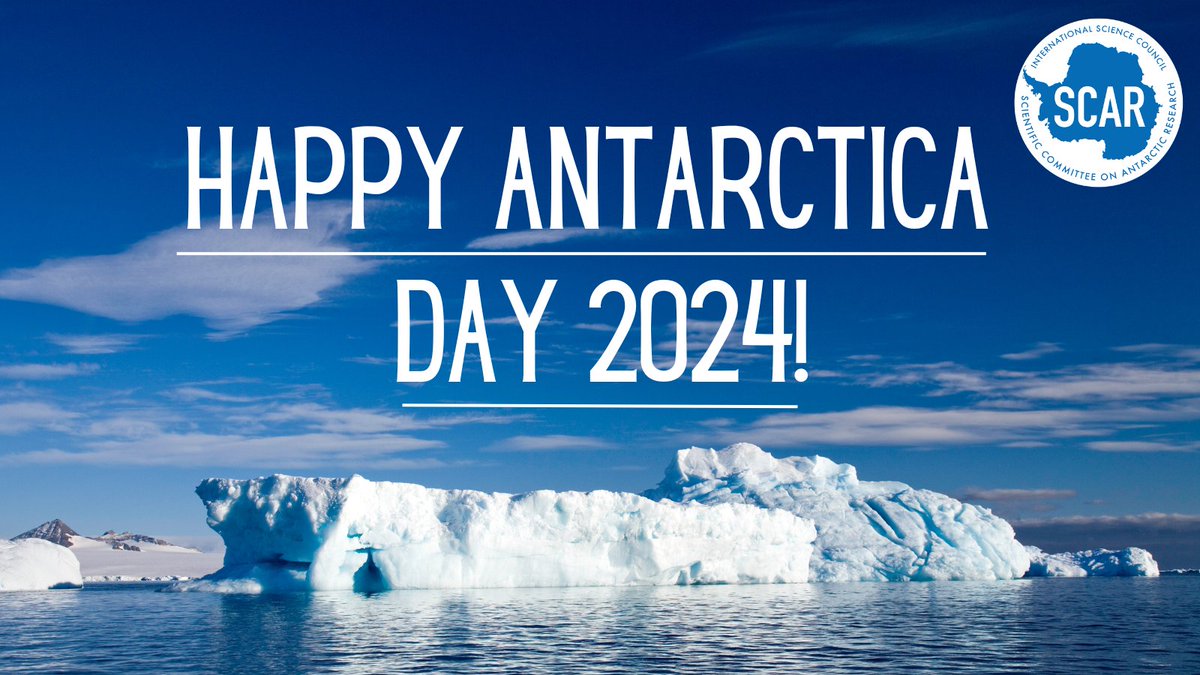 Happy #AntarcticaDay 2024! ❄️ Today we celebrate the signing of the Antarctic Treaty in 1959.

🌏 To mark the day, we're bringing polar vibes to Bluesky! Follow us at scar-antarctic.bsky.social for cool updates (literally).

➡️ scar.org/scar-news/anta…