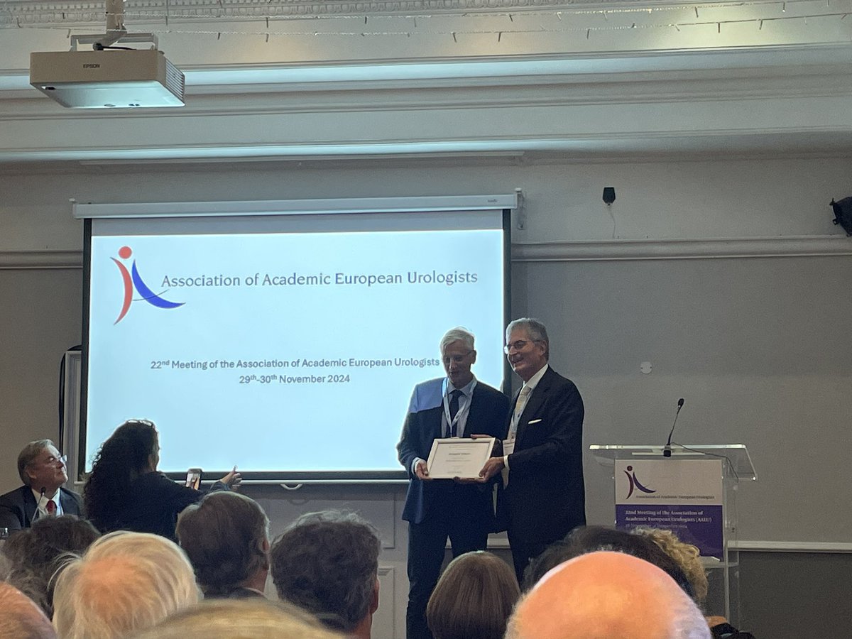 Stacy Loeb, MD (@loebstacy) on Twitter photo Congrats <a href="/ArnauldVillers/">Arnauld Villers</a> on the Michael Marberger Award at the Association of Academic European Urologists for outstanding contributions to science in urology #aaeu24 👏👏 Congrats <a href="/ArnauldVillers/">Arnauld Villers</a> on the Michael Marberger Award at the Association of Academic European Urologists for outstanding contributions to science in urology #aaeu24 👏👏