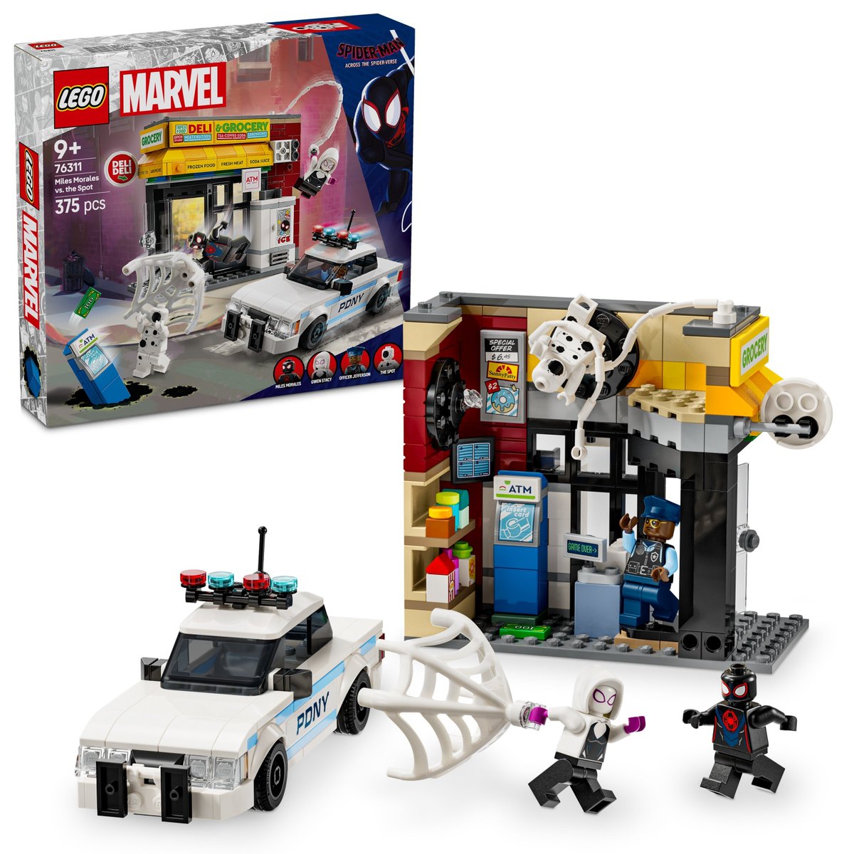 Ashnflash's tweet image. First OFFICIAL look at our first ever LEGO Spider-Verse set! Should be releasing on January 1st for $49.99 USD
