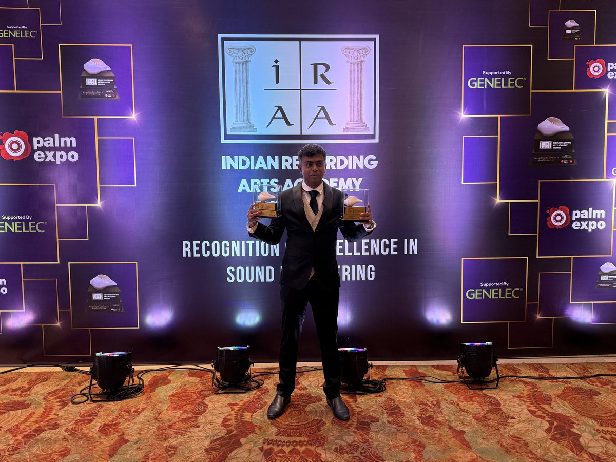 What a night it is ! Two wins out of 4 nominations! I feel happy ! Special thanks to @milind_rau @amazonprime for the #thevillage and the producers and collaborators of #wonderfamily
