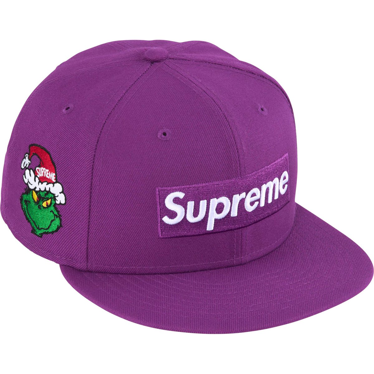 markanan's tweet image. UK実況14

カブリモノ2つ目は、

・Grinch Box Logo New Era®

も、毎度おなじみ59FIFTYベース。フロントボゴ、サイドグリンチサンタ、バック「World Famous」のグラフィックは全て刺繍。サイズ分類はいつもどおりだと思われ。

Supreme R.M.S. 24FW Week15 UK Online Live Update
#Supreme #Sizing