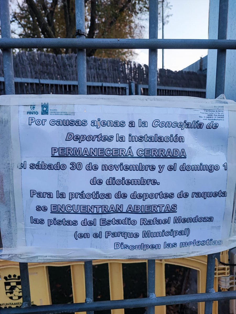 Será ajena a la concejalía, pero no al concejal Fernando González Jaén que el lunes se cargo de un plumazo de la plantilla, 4 plazas de operario de deportes.... entre otras.
LA PLANTILLA NO SE TOCA LA PLANTILLA SE VALORA