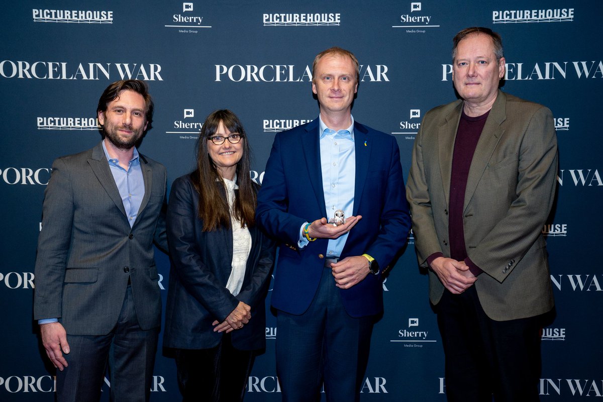 iACTseries's tweet photo. #TBT To our event screening of #PorcelainWar, where the directors and subjects of the documentary attended for a special Q&amp;A (including Frodo 🐾)

Catch the award-winning documentary exclusively in theatres starting December 6. https://t.co/fxc88eVRe0