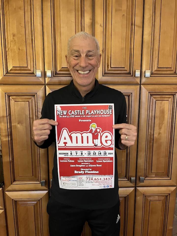 The New Castle Playhouse presents "Annie" with showtimes Dec. 6 and Dec. 12. Local Renaissance man <a href="/LawKelly38/">Lawrence Kelly</a> takes a starring role as President Roosevelt! "It’s a great show," Kelly said. "Don’t miss it." Autographs may be available.