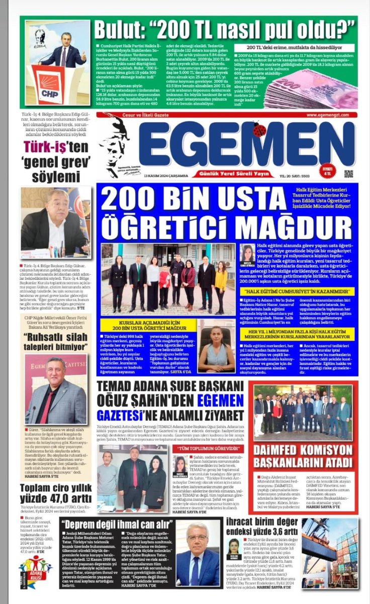 Usta Öğreticiler çok ama çoook MAĞDURRR

#YeterArtık
USTAÖĞRETİCİ

#SonDakika

<a href="/RTErdogan/">Recep Tayyip Erdoğan</a>
<a href="/EmineErdogan/">Emine Erdoğan</a>
<a href="/dbdevletbahceli/">Devlet Bahçeli</a>
<a href="/MHP_Bilgi/">MHP</a>
<a href="/Akparti/">AK Parti</a>
<a href="/csgbakanligi/">T.C. Çalışma ve Sosyal Güvenlik Bakanlığı</a>
<a href="/HMBakanligi/">T.C. Hazine ve Maliye Bakanlığı</a>
<a href="/Yusuf__Tekin/">Yusuf Tekin</a> 
<a href="/tcmeb/">Millî Eğitim Bakanlığı</a> 
<a href="/TBMMresmi/">TBMM</a> 
<a href="/TBMMGenelKurulu/">TBMM Genel Kurulu</a>
<a href="/CelileErenOKTEN/">Celile Eren ÖKTEN</a> 
<a href="/cengizmete/">Cengiz Mete</a>