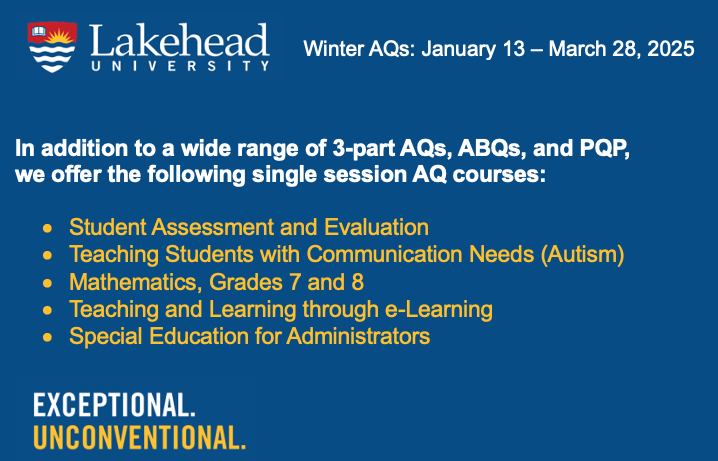 Lakehead University AQs tweet media