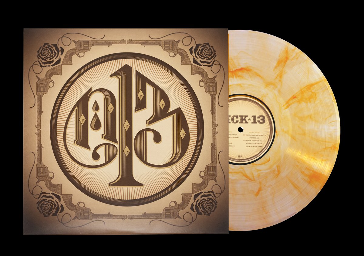 I'm in the studio for solo album 2 this week, but if you need the 1st one on vinyl, this 'Citrine' marbled color limited to 500 is coming in January -- reserve yours by Pre-ordering at my Webstore now! 👉🏻 bit.ly/n13ws ♤