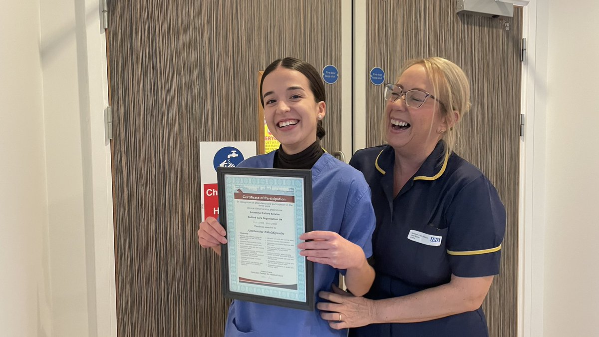 Farewell <a href="/koninta/">コニンタ</a>🇬🇷nutritionist whose time with us has been nothing short of inspiring. Thankyou for yr dedication, for the warmth of yr laughter &amp; yr positive energy <a href="/SalfordCO_NHS/">Salford Care Organisation</a> ESPENorg <a href="/kirstine_farrer/">Kirstine Farrer</a> <a href="/SimonLal_12/">SimonLal</a> #intestinalfailure