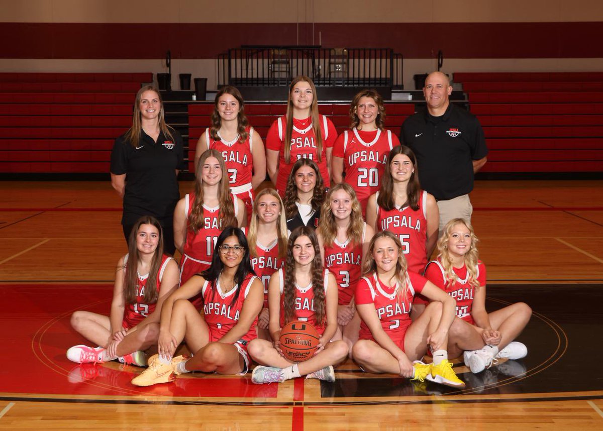 The Upsala Girls Basketball team wants to wish everyone a Happy Thanksgiving! We are very thankful for our TEAM! #learn487