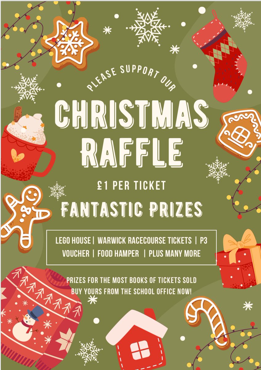 CheswickGreenPS's tweet photo. Less than 1 week to go until our Christmas Fair and check out our raffle prizes 🔥
Make sure you enter as you’ll be raising money for our school - the Home Alone Lego house is 1st prize 🤩🎄 https://t.co/eM3sVLILsM