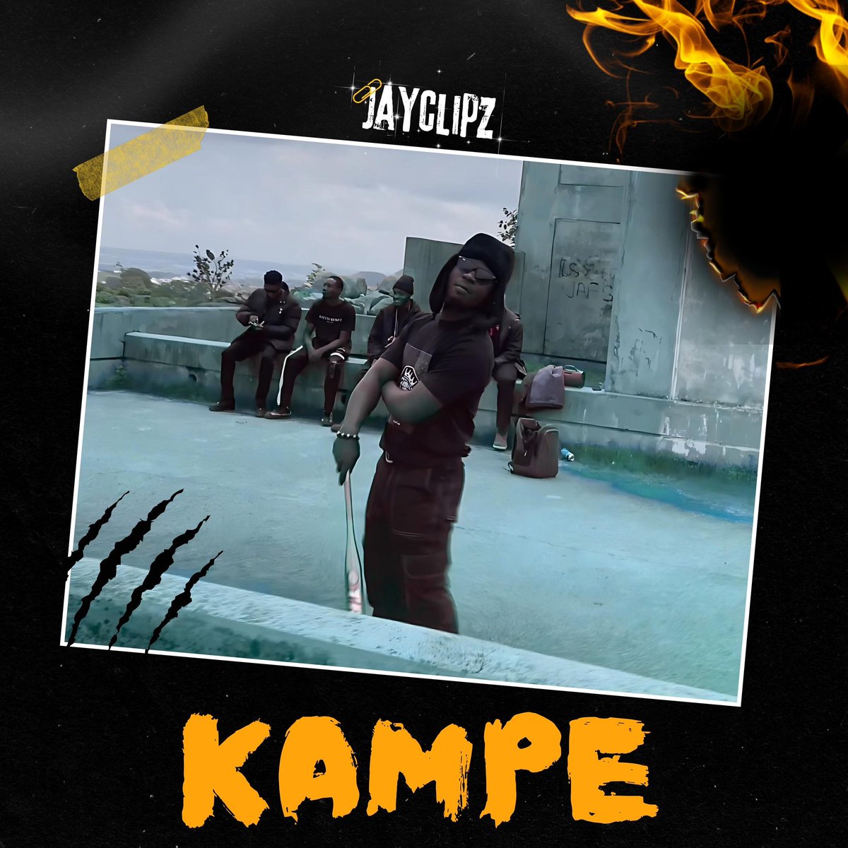 SlimNazi's tweet photo. Yo! @jayclipz_ got a new one for you 'KAMPE'. 

You suppose know say na better music we dey chop for here.

OUT NOW - https://t.co/QvUtmxiWqE

#KAMPESZN https://t.co/mHeEc2TRoe