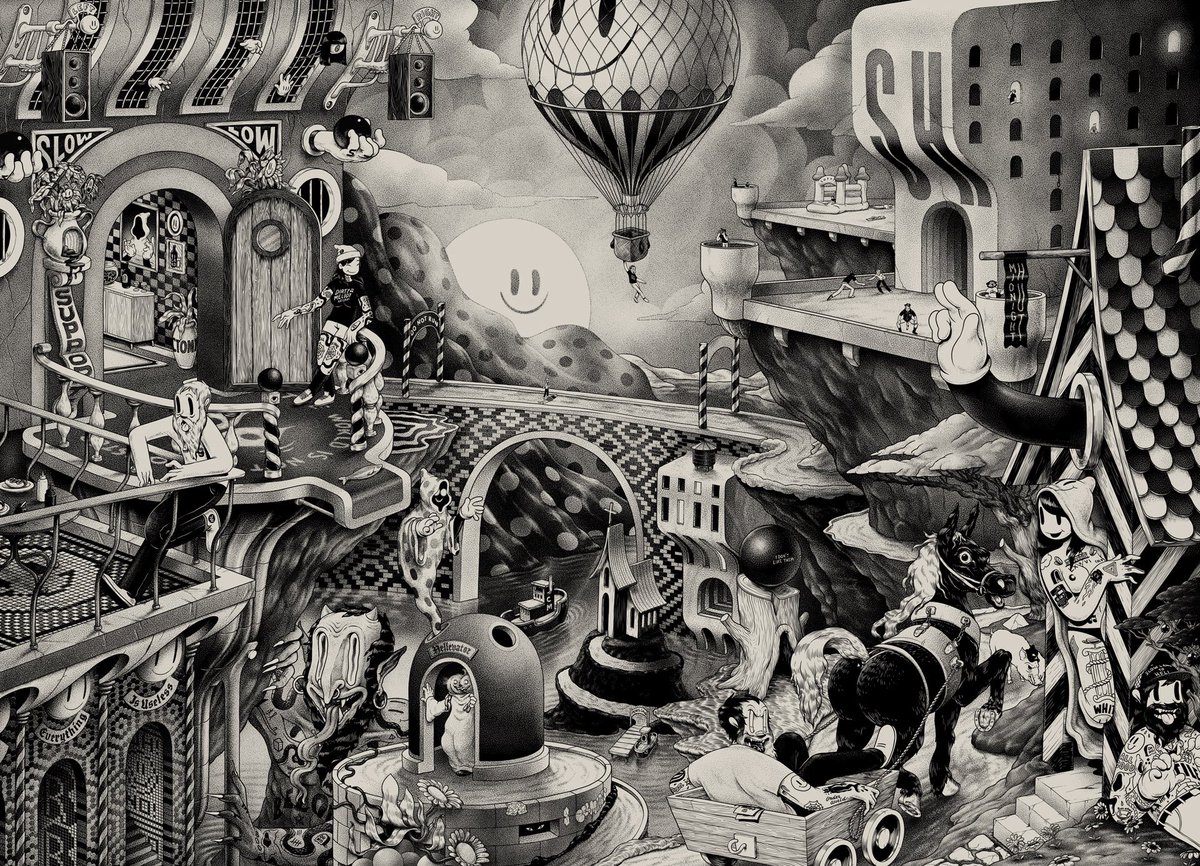 So humbled, honored, and excited to be featured in <a href="/mcbess/">mcbess</a> Magnum Opus ‘The Big Print’ which he has been working on for the longest time. 

It is a masterpiece. 

If you can spot my 1/1, let me know (but don’t ruin the surprise for others!)
