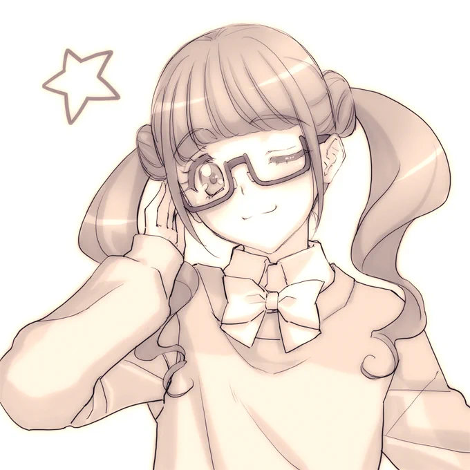 通知で上がってきたスレ見てたらこんな絵があった。こんなの描いてたのか、記憶になかったwしかしシャツが男物だわコレw 