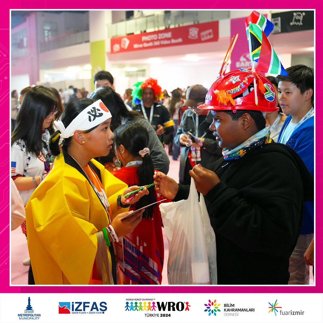 BilimKahraman's tweet photo. WRO 2024 Türkiye Arkadaşlık Partisi! 🥳🌍

*

WRO 2024 Türkiye Friendship Party! 🥳🌍

#WRO #WROTürkiye24 #EarthAllies #roboticsscience #WelcometoIzmir #bilimkahramanları #scienceheroes #izmir https://t.co/g9foL7h9ow
