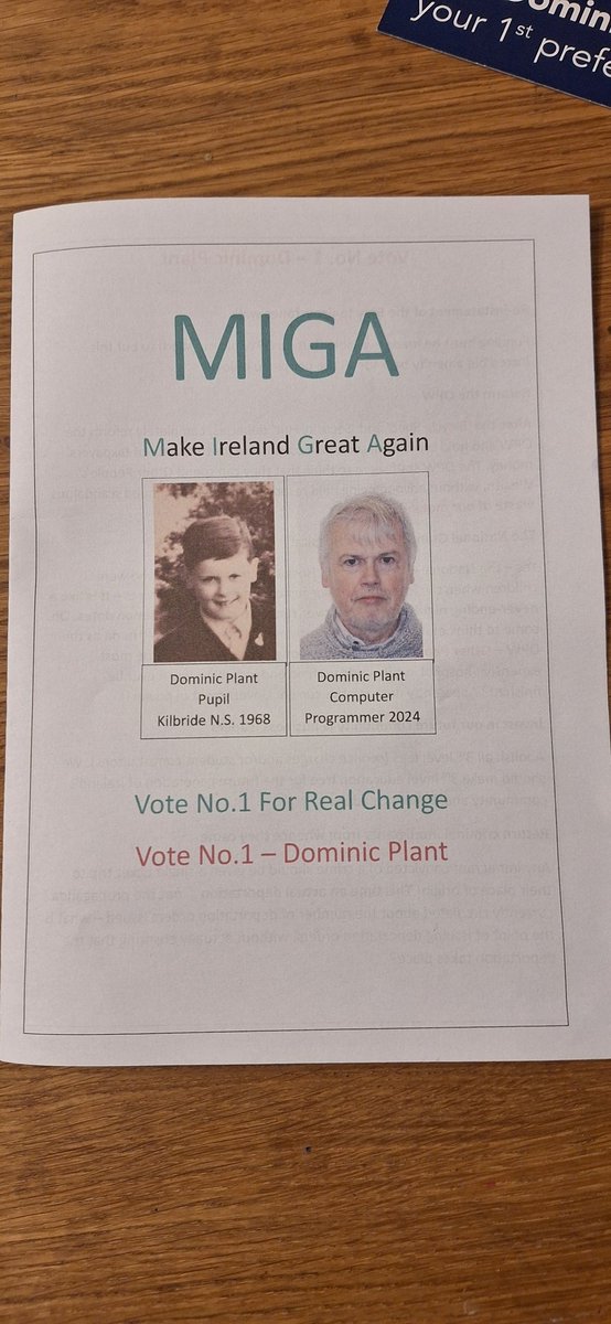 Blessington2022's tweet photo. General Election Candidate 29th November 2024 #Blessington #countywicklow #Wicklow #Ireland #generalelection #GE24 #dominicplant https://t.co/nIXZv850RH