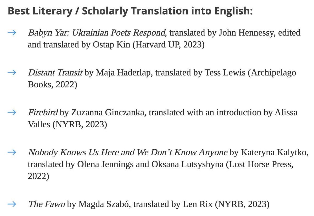 Oleh_Kotsyuba's tweet image. Congratulations to editor Ostap Kin (@ostap_kin) and translators Ostap Kin and John Hennessy on their collection of Ukrainian poetry about the Babyn Yar being shortlisted for the AATSEEL (Amer. Assoc. of Teachers of Slavic and East European Languages) Prize for the Best…