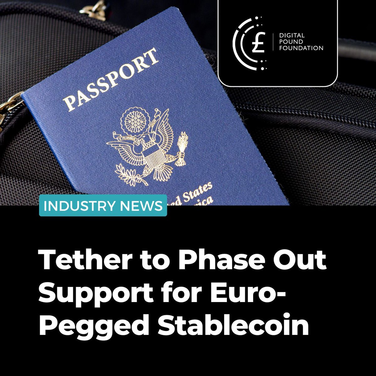 digitalpoundfdn's tweet photo. 🚨 #Tether is retiring its #euro-pegged #stablecoin, #EURt, ahead of the impending #MiCA regulatory deadline. Redeem your holdings by November 2025 📅
Find out more 👉 https://t.co/XZyoPbBTM3 https://t.co/GmezoN2Gta