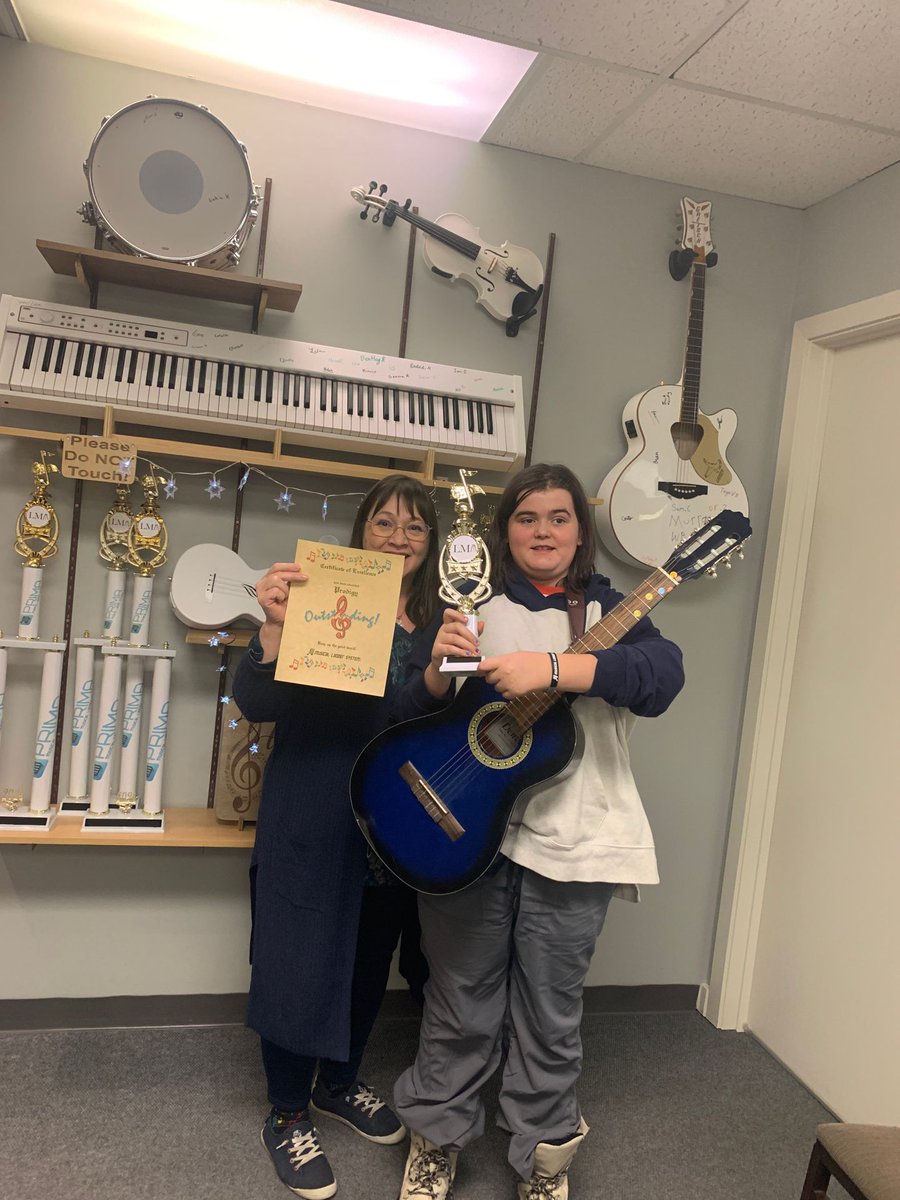 LMA_YQL's tweet photo. Congratulations to Ava for passing the Prodigy Musical Ladder Test! That’s 2+ years of lessons! Great Job! 🎶🎉 https://t.co/mJ8mFpjL9K