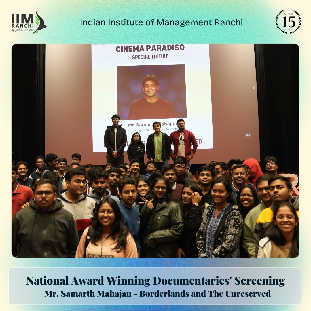 IIM Ranchi tweet media