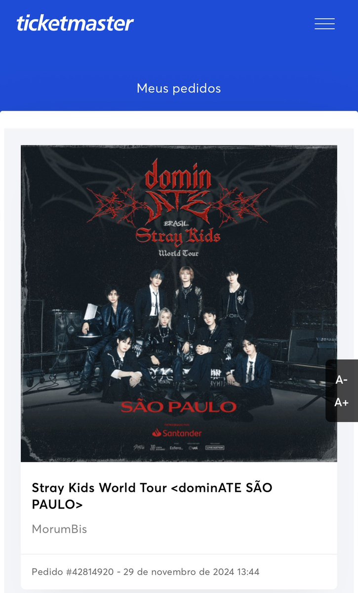 Isso é felicidade ♥️
Eu não consigo pensar em nada, só o quanto eu estou feliz de ver os piticos de pertinho ♥️

#StrayKids_dominATE #StrayKids #stays