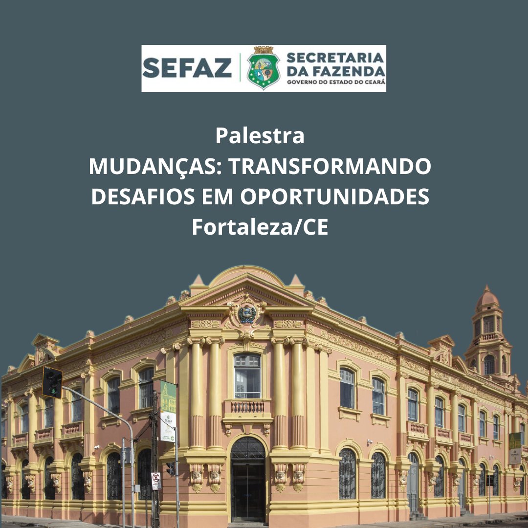 MarcelodeElias's tweet photo. É sobre #mudancas, e muito mais, que eu fiz minha palestra para os gestores do SEFAZ/CE (Secretaria da Fazenda do Estado do Ceará).

O evento aconteceu hoje no belíssimo auditório do SEFAZ na linda e hospitaleira cidade de Fortaleza.

Muito obrigado a todos os fazendários do CE. https://t.co/x4C5VnmGwJ