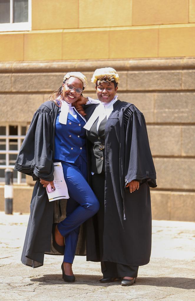 #Blessings #motheranddaughter #AdvocateoftheHighCourtofKenya
Nyokabi &amp; Daughter Advocates 💖 💕 We are richly blessed &amp; thank God for the Journey that led  to being admitted as an Advocate of the High Court of Kenya today. My dear gal, serve diligently with lots of integrity 👏