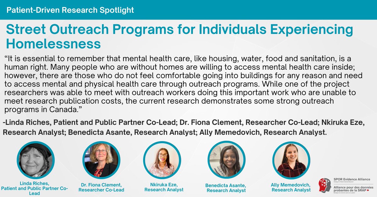 SPOR Evidence Alliance tweet media