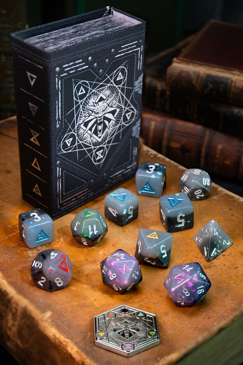 Our Infinite Black Friday Sale is live! Only at InfiniteBlack.com
Here’s what we’ve got for you:
✨ 50% off Raw Elder Dice, Deck Boxes &amp; Pins
✨ 25% off Playmats &amp; GM Screens
✨ Plus NEW stuff like The Witcher: Signs Elder Dice!
 #BlackFriday #ElderDice #TheWitcher