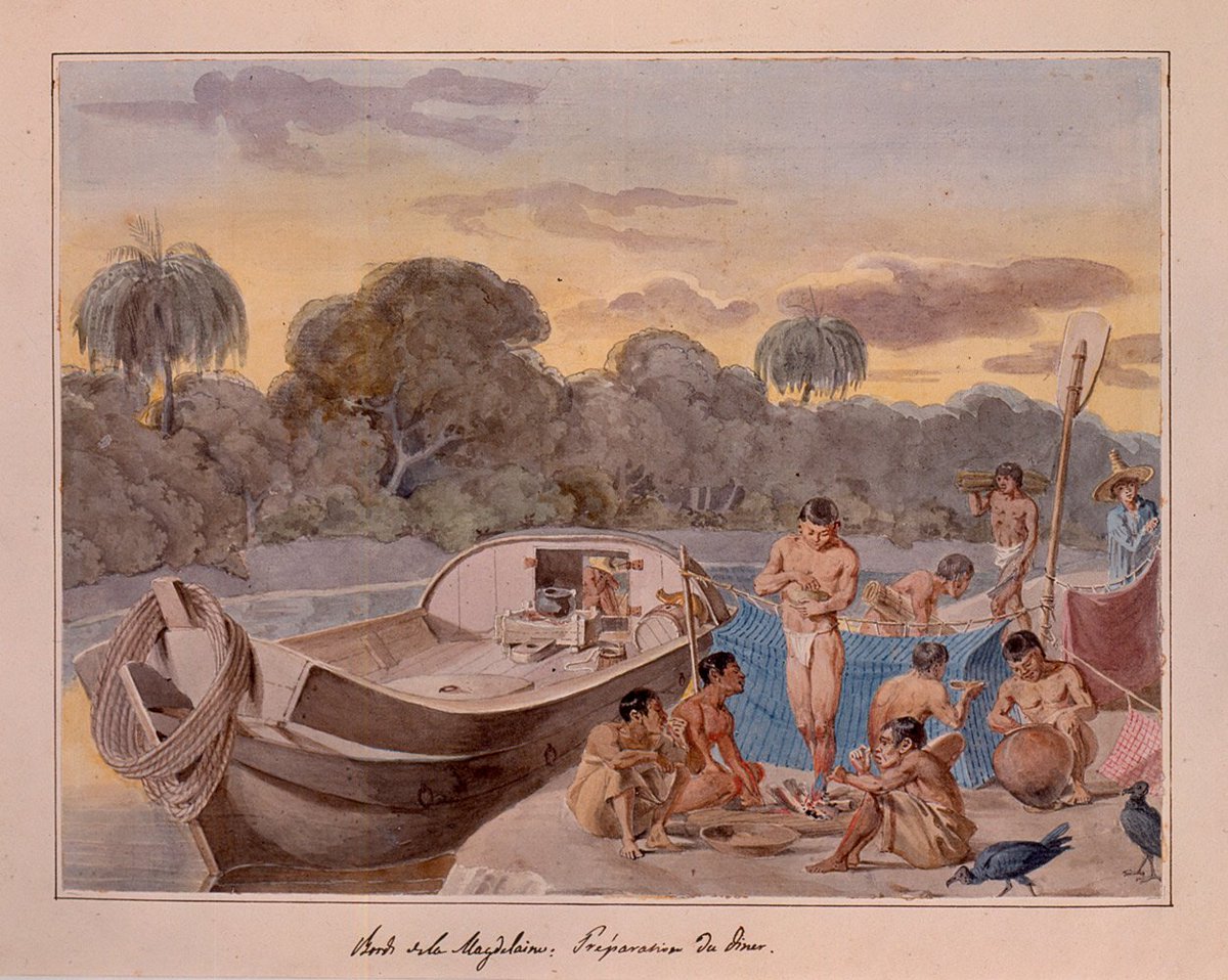 Historia de Colombia (@colombia_hist) on Twitter photo Bords de la Magdelaine. Préparation du dîner (Orillas del Magdalena. Preparación de la cena)
Pintura de François Désiré Roulin, año 1823
banrepcultural.org/coleccion-de-a…
Colección de arte de <a href="/Banrepcultural/">Banrepcultural</a> Bords de la Magdelaine. Préparation du dîner (Orillas del Magdalena. Preparación de la cena)
Pintura de François Désiré Roulin, año 1823
banrepcultural.org/coleccion-de-a…
Colección de arte de <a href="/Banrepcultural/">Banrepcultural</a>