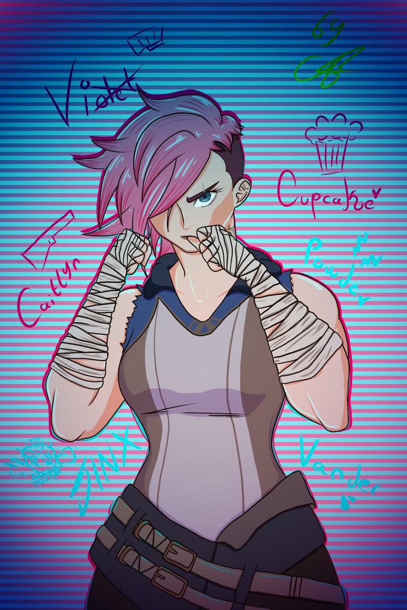 AxoloArt's tweet photo. Desde que vi #Arcane y probé el LoL decidí que #ViArcane  es mi personaje favorito en la serie y para jugar, así que una vez que terminé la segunda temporada y tuve una decaída emocional decidí hacer este #Fanart y me ENCANTÓ el resultado... Espero sea del agrado... Buen día https://t.co/NNAR1jsvKb