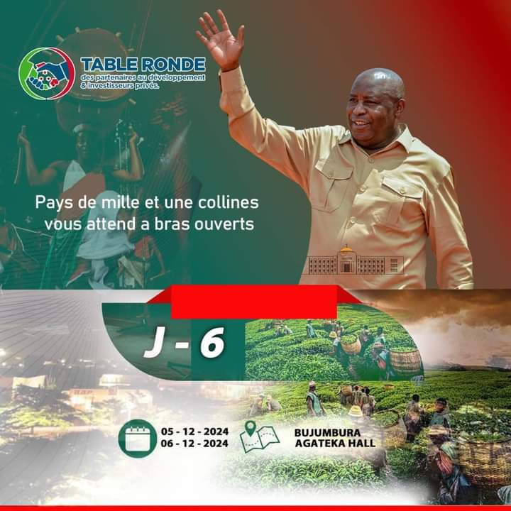NKUNZIMANA98301's tweet photo. #Burundi offre un environnement propice aux investisseurs cherchant à capitaliser sur les opportunités émergentes dans divers secteurs de l'économie.
Pays de mille et une collines vous attend à bras ouvert
#Table_ronde @NtareHouse @RadiyoyacuVOA @bbcgahuza @BRICSinfo @ChineseWSJ https://t.co/3MBl87zHU5