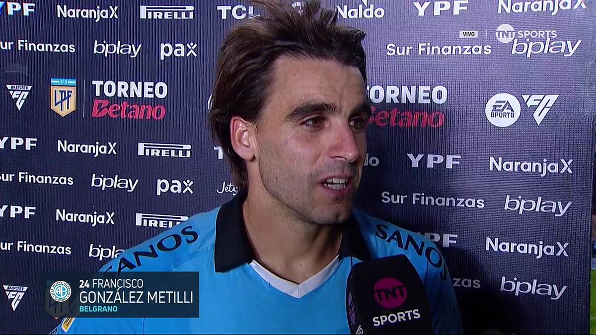 🗣️"Cuando nos aburriamos en el partido hoy contra San Lorenzo le dábamos la pelota a Nahuel Bustos para volver a sacársela, je"

🎙️via Francisco Gonzalez Metilli, en TNT Sports.