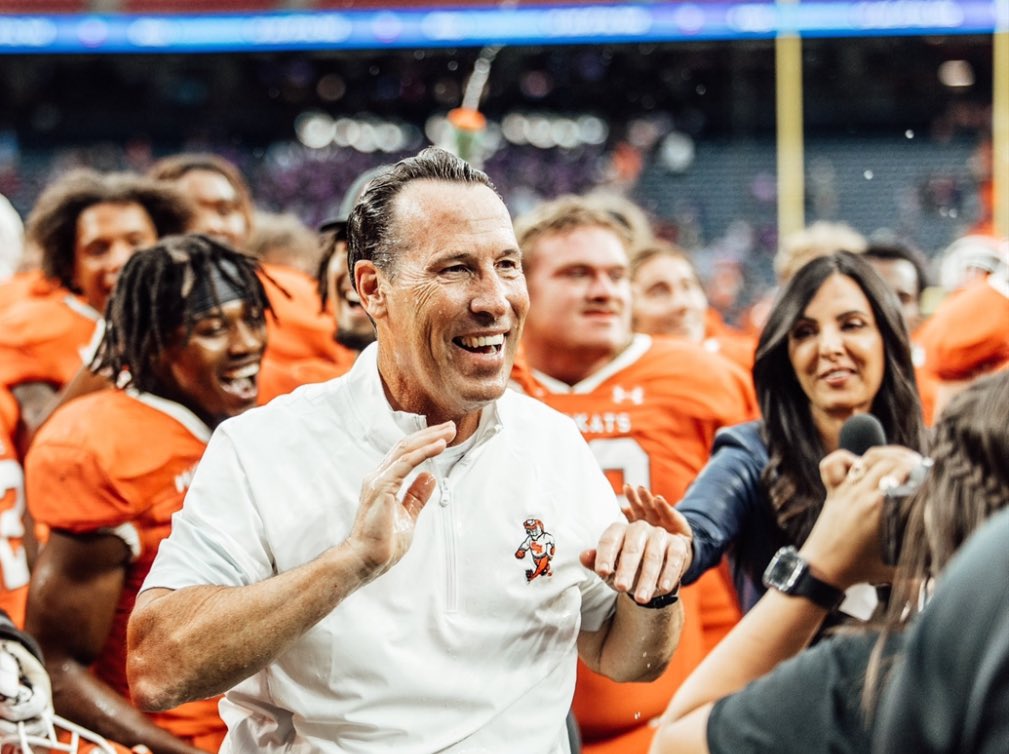 SHSU went 3-9 last year 

1 year later they will go 9-3 (6-2 in CUSA) defeating Liberty &amp; Texas State

Most importantly still have a shot at the C-USA championship game

An incredible job by KC Keeler in Huntsville