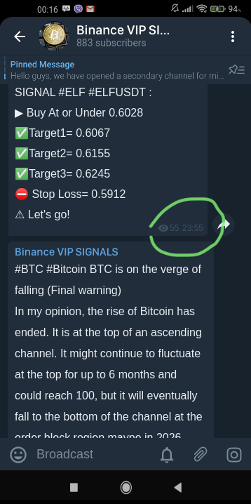AndrewGriUK's tweet photo. SIGNAL #ELF #ELFUSDT :
▶ Buy At or Under 0.6028
✅Target1= 0.6067
✅Target2= 0.6155
✅Target3= 0.6245
⛔ Stop Loss= 0.5912
⚠ Let's go!
I'm so confident in this signal 🚀
#SPOT #Bitcoin #BTC #financial
To Join more than 2400 happy members with us, PM ME! https://t.co/ZCis3y3cEO
