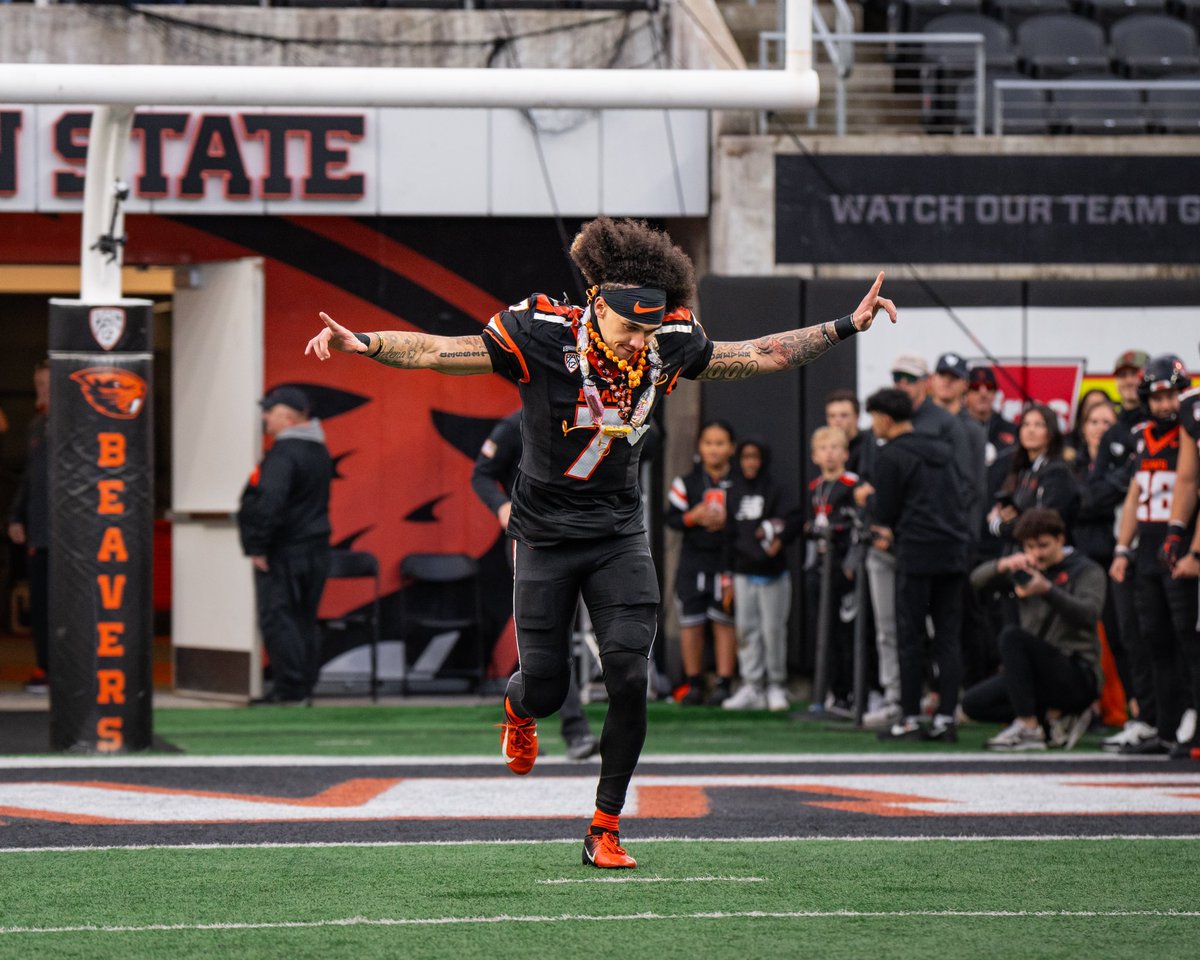 Thank You Beaver Nation ❤️🙏🏽 All Love from me. Always a Beav 🤝🏽 It’s been real ! I appreciate all of you #GoBeavs