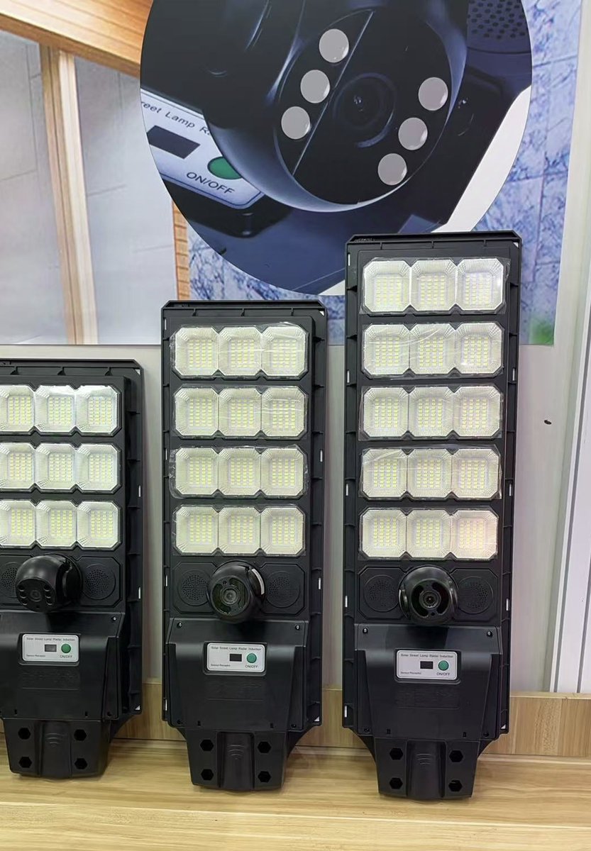 Solar street lights with camera，models：3+1 4+1 5+1