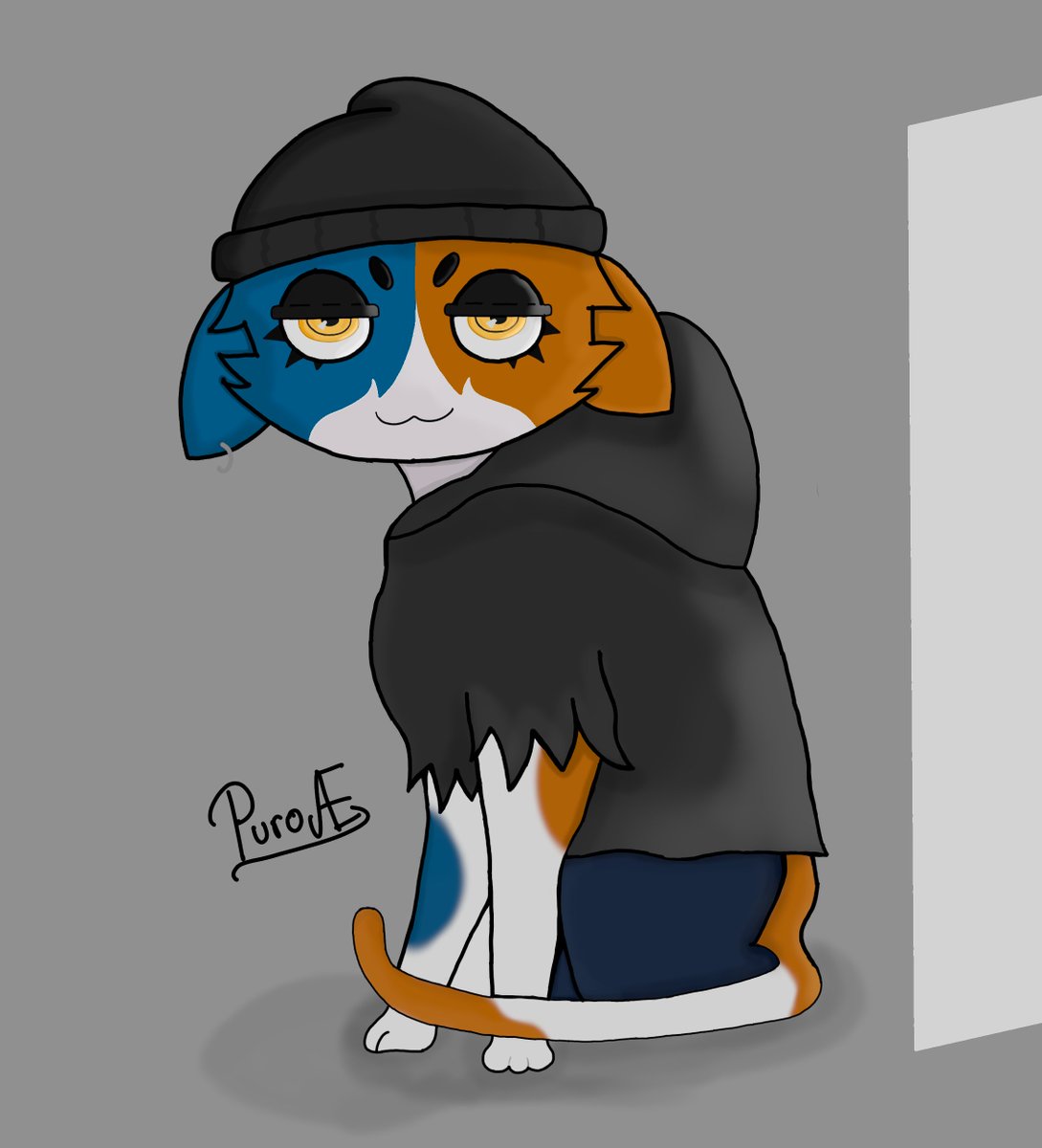 I finished my drawing 
yei, Para ser mi primer dibujo digital no lo veo mal, espero les guste... En otro momento probare en otras apps de dibujo haber que tal ae

#Meowskulls #FortniteArt