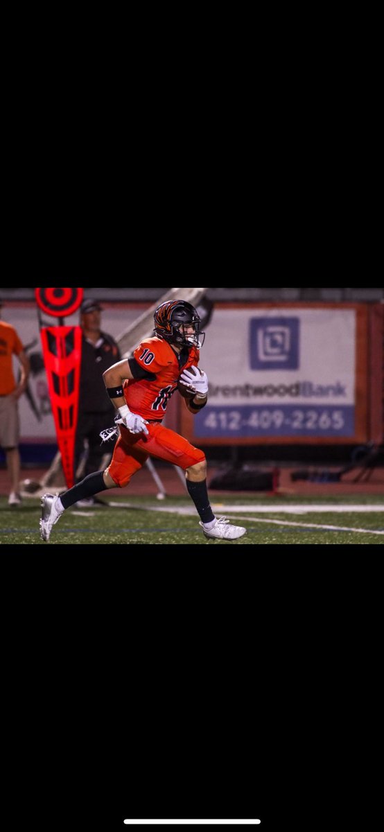 Jack Bruckner (@jackbruckner10) on Twitter photo Senior Season Highlights:
hudl.com/v/2Qa9ab
Career Stats:
-51 REC
-1,110 YDs
-8 REC TDs
-47 TKLS
-5 INTS (1 pick 6)
-18 PBUs
- 500+ Return Yards
-1 KOR TD
-10 Total TDs
All-Conference Offense
All-Conference Defense
3 Year Starter
Team Captain
<a href="/CoachPeckich/">Coach Peckich</a> Senior Season Highlights:
hudl.com/v/2Qa9ab
Career Stats:
-51 REC
-1,110 YDs
-8 REC TDs
-47 TKLS
-5 INTS (1 pick 6)
-18 PBUs
- 500+ Return Yards
-1 KOR TD
-10 Total TDs
All-Conference Offense
All-Conference Defense
3 Year Starter
Team Captain
<a href="/CoachPeckich/">Coach Peckich</a>
